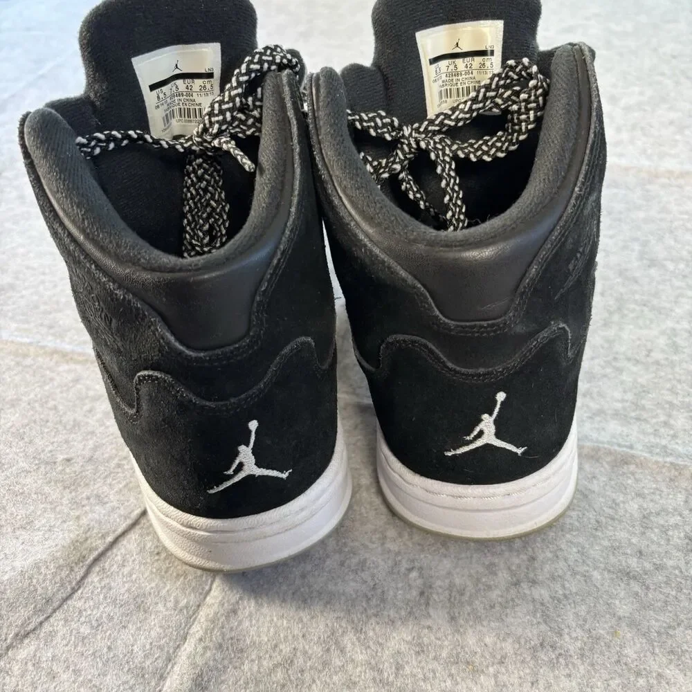 429489-004 - Mens 8.5 / Womens 10 - Nike Air Jordan Prime 5 Black Wolf Gray Mid
